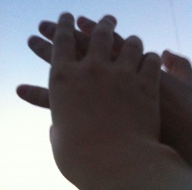 びしょ濡れです